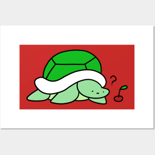 Confused Cherry Turtle Posters and Art